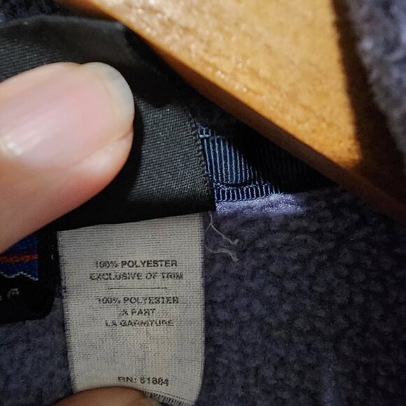 VTG Vintage Women's Patagonia Synchilla Fleece Zip-up Jacket Medium Made In USA - Picture 9 of 9